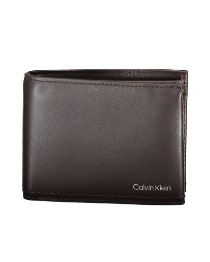 Calvin Klein Brown Leather Men Wallet