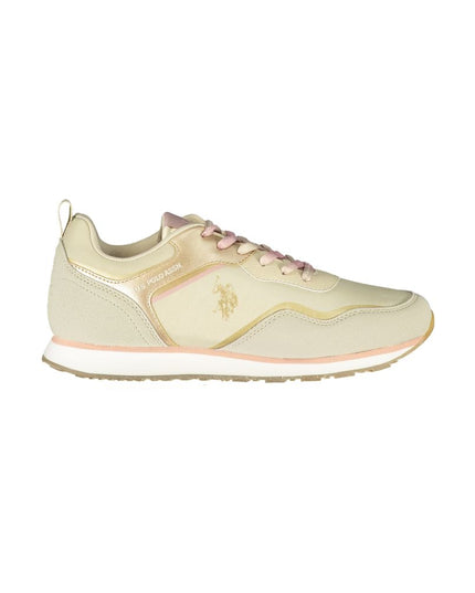 U.S. POLO ASSN. Beige Polyester Sneaker