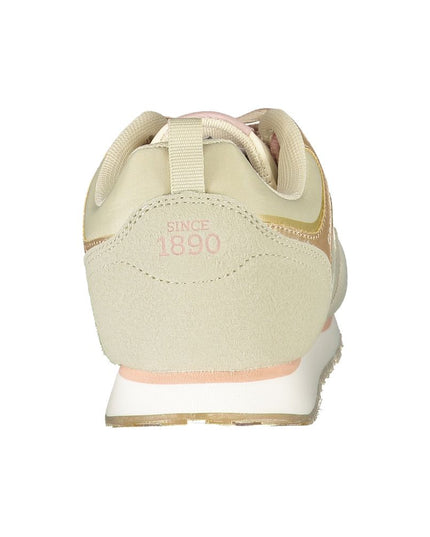 U.S. POLO ASSN. Beige Polyester Sneaker