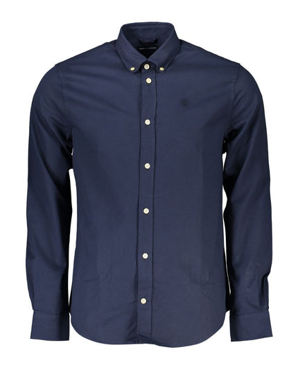 North Sails Blue Cotton Men Shirt