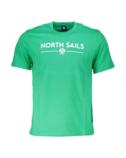 North Sails Green Cotton T-Shirt