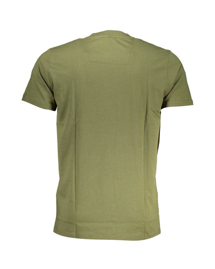 Cavalli Class Green Cotton T-Shirt