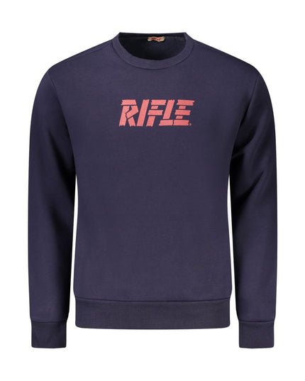 Rifle Blue Cotton Men Sweater