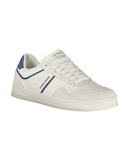Tommy Hilfiger White Polyethylene Men Sneaker
