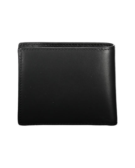 Tommy Hilfiger Sleek Black Leather Wallet for the Modern Man