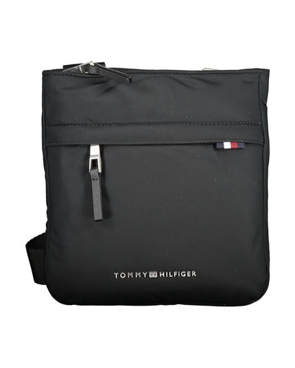 Tommy Hilfiger Black Polyester Men Shoulder Bag
