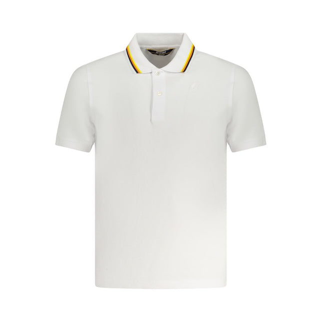 K-WAY White Cotton Polo Shirt