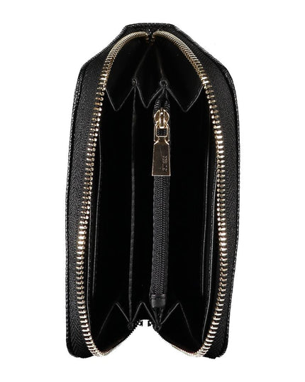 Guess Jeans Chic Black Multi-Compartment Wallet