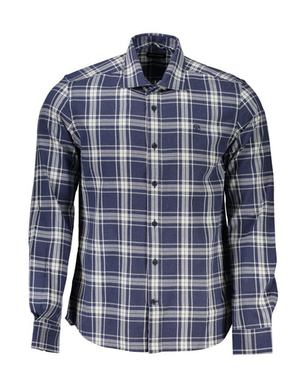 North Sails Blue Cotton Men Shirt
