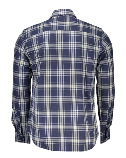 North Sails Blue Cotton Men Shirt