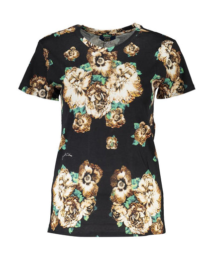 Cavalli Class Black Cotton Women T-Shirt