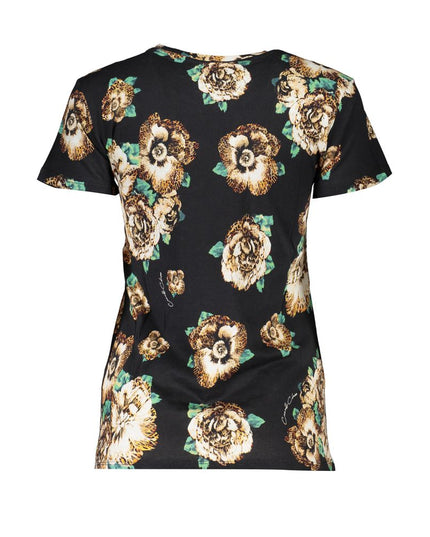 Cavalli Class Black Cotton Women T-Shirt