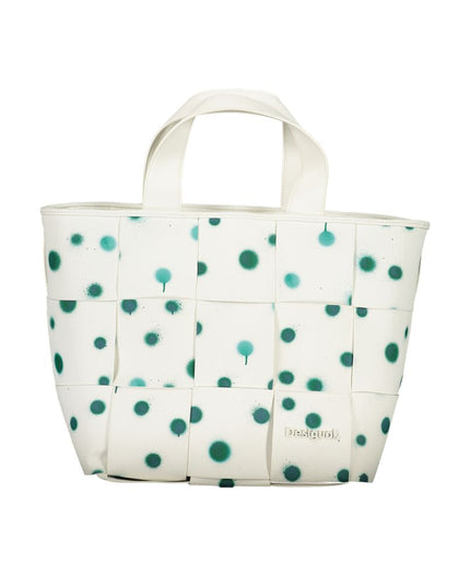 Desigual White Polyethylene Handbag