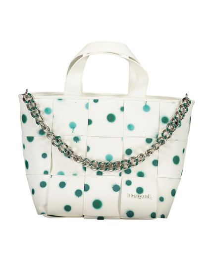 Desigual White Polyethylene Handbag