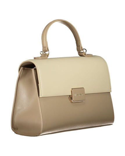 Mario Valentino Beige Polyethylene Women Handbag