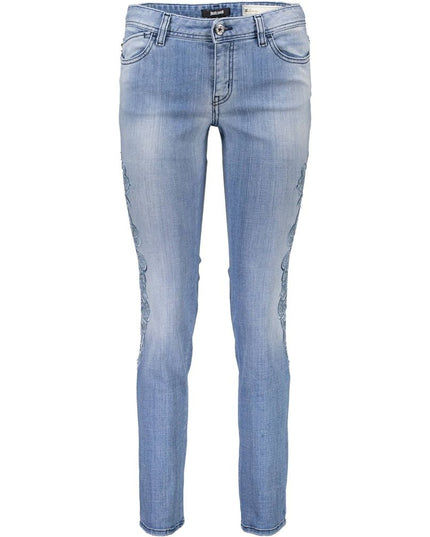 Just Cavalli Blue Cotton Women Jeans
