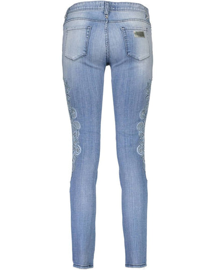 Just Cavalli Blue Cotton Women Jeans