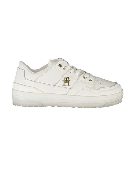 Tommy Hilfiger White Leather Women Sneaker