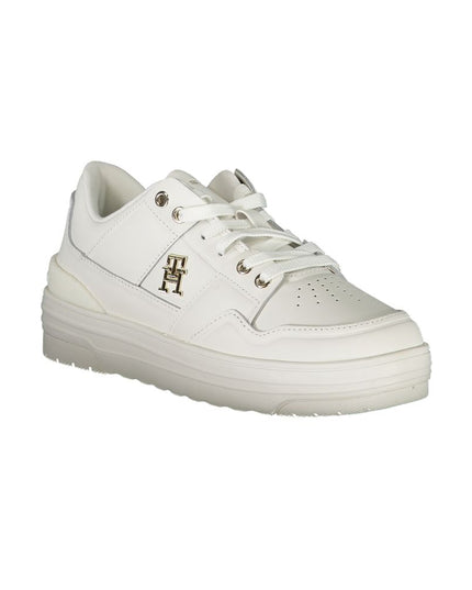 Tommy Hilfiger White Leather Women Sneaker