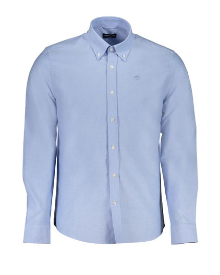 North Sails Light Blue Cotton Men Shirt