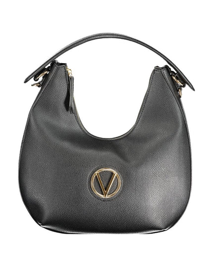 Mario Valentino Black Polyurethane Women Shoulder Bag