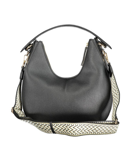 Mario Valentino Black Polyurethane Women Shoulder Bag