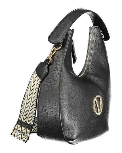 Mario Valentino Black Polyurethane Women Shoulder Bag