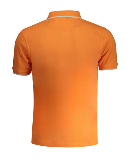 La Martina Orange Cotton Polo Shirt