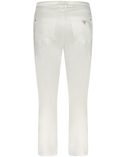 Guess Jeans White Cotton Women Skinny Jean
