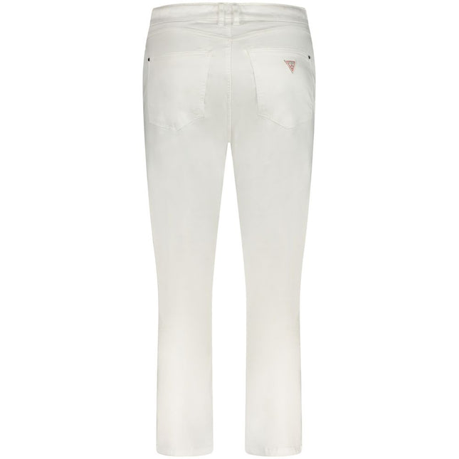 Guess Jeans White Cotton Women Skinny Jean