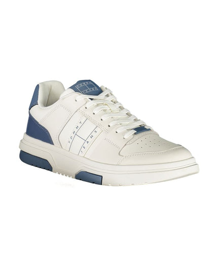 Tommy Hilfiger White Leather Men Sneaker