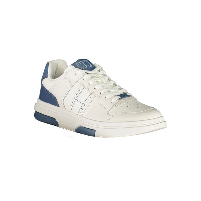 Tommy Hilfiger White Leather Men Sneaker