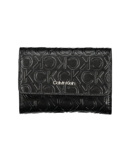 Calvin Klein Sleek Black Double-Compartment Wallet