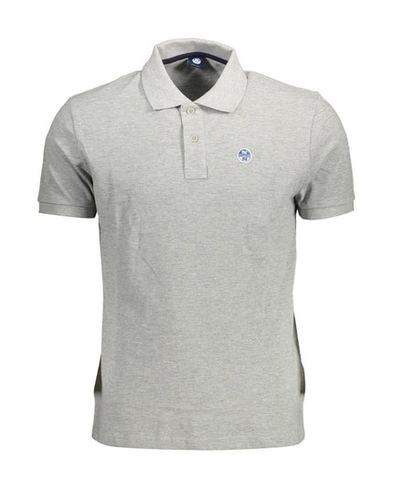 North Sails Brown Cotton Men Polo Shirt