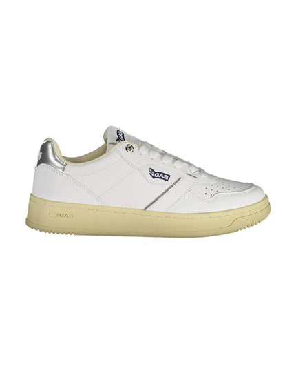 Gas White Artificial Leather Sneaker