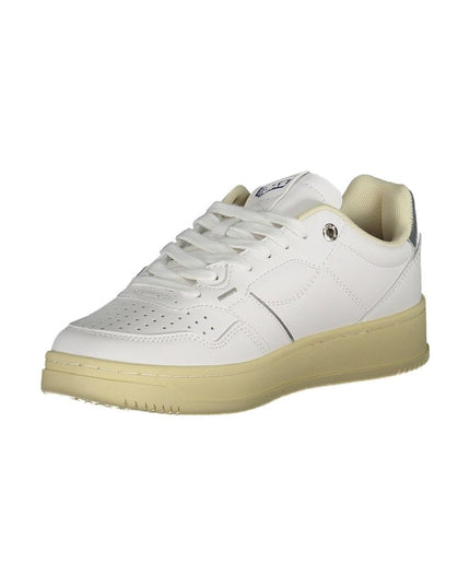 Gas White Artificial Leather Sneaker