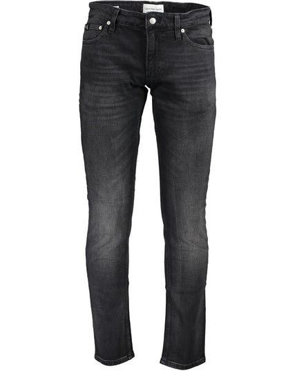 Calvin Klein Black Cotton Men Jeans