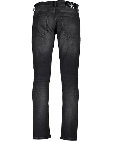 Calvin Klein Black Cotton Men Jeans