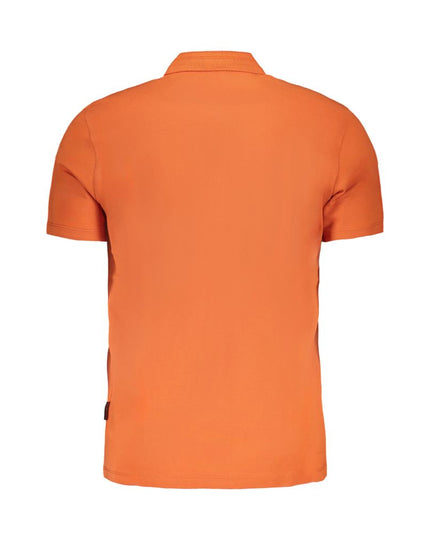 Napapijri Orange Cotton Polo Shirt