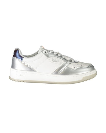 Gas White Polyester Sneaker