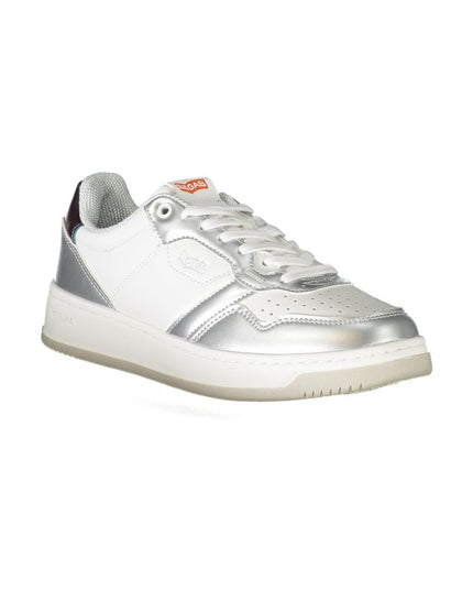 Gas White Polyester Sneaker
