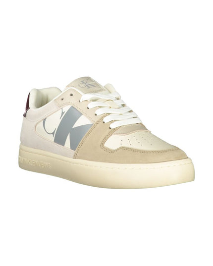 Calvin Klein Beige Polyester Men Sneaker