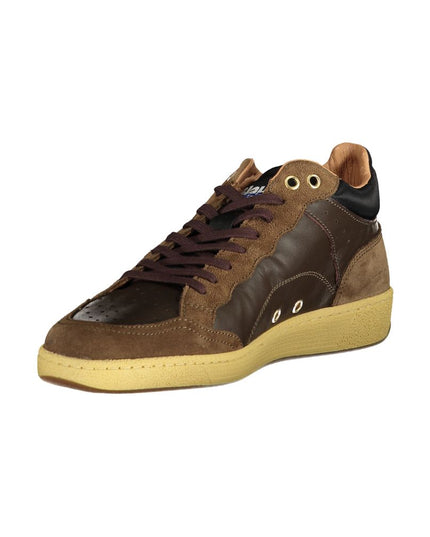 Blauer Brown Leather Men Sneaker