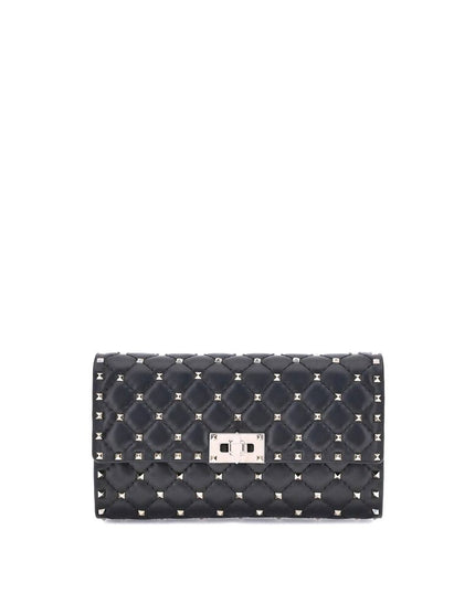 Valentino Garavani Black Lamb Ovis Aries Aries Shoulder Bag