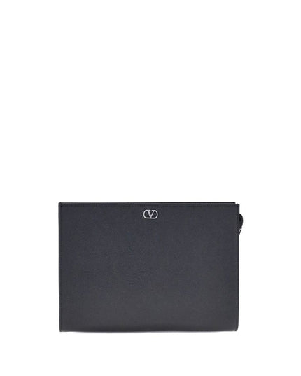Valentino Garavani Grained leather Pouch