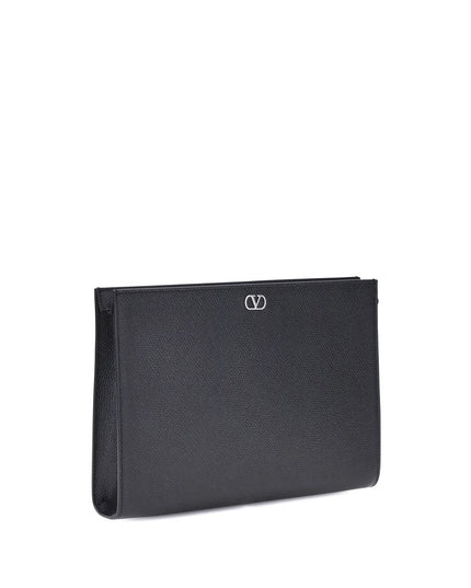 Valentino Garavani Grained leather Pouch
