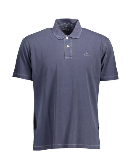 Gant Blue Cotton Men Polo Shirt