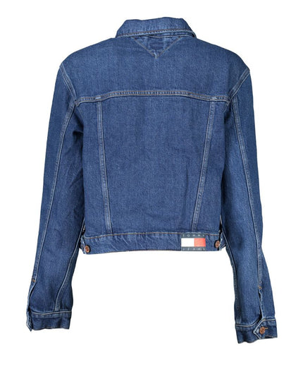Tommy Hilfiger Blue Cotton Women Jacket