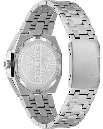 Police Silver Stainless Steel Dress Watch