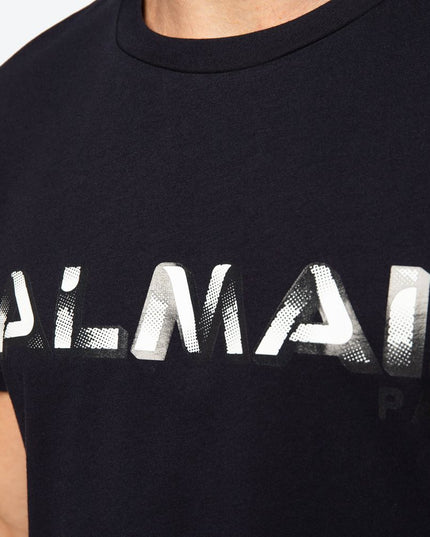 Balmain Blue Cotton T-Shirt